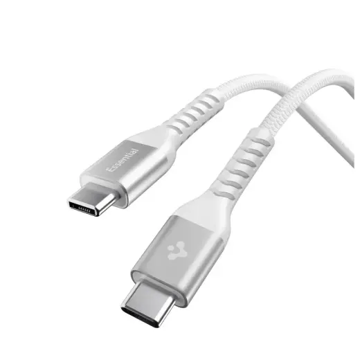 Spigen EB10010CCA duomenų perdavimo ir įkrovimo laidas | USB-C į USB-C | 100W | 1m | baltas