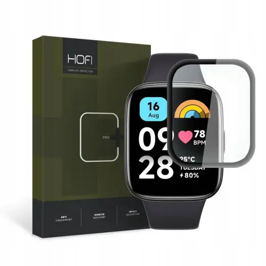 HOFI HYBRID GLASS HYBRID PRO+ XIAOMI REDMI WATCH 3 ACTIVE BLACK