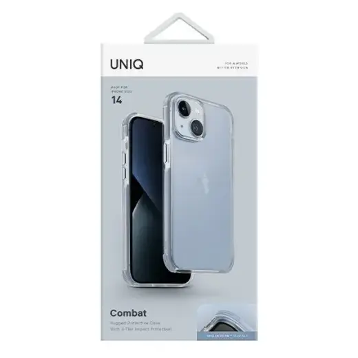 UNIQ Combat phone case for iPhone 14 blue