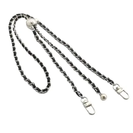 Phone lanyard G-14 black-silver