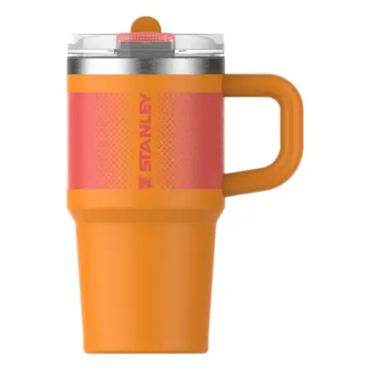 Thermo mug with straw The Quencher ProTour Flip Straw Tumbler 0.59L orange