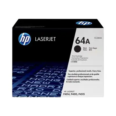 HP Cartridge No 64A HP64A HP 64A Black Schwarz (CC364A)