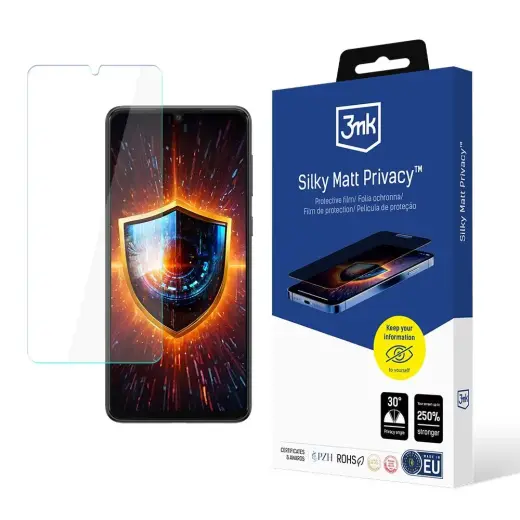 3mk Silky Matt Privacy matt privaatsuskaitsekile telefonile Samsung Galaxy A32 4G (A325) (privaatsusefekt)