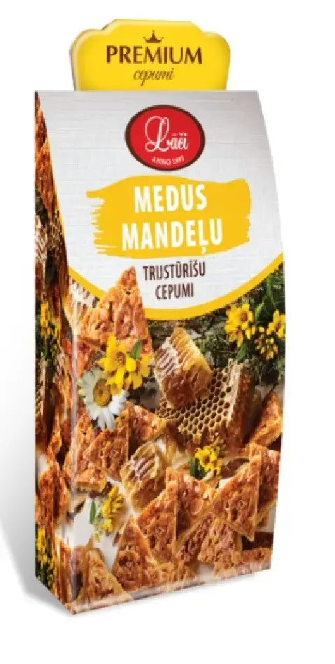 Cepumi LĀČI Mandeļu medus trijstūrīši, 150g