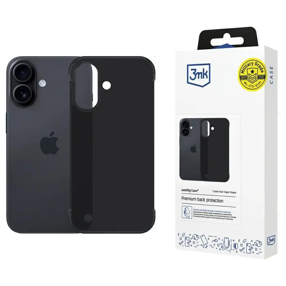 3MK Just20g Matt Case for iPhone 16 Plus