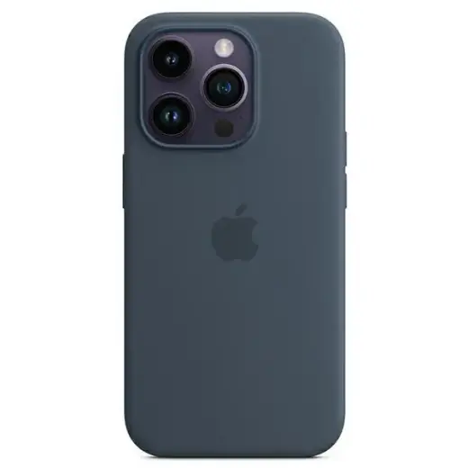 Etui Apple MPTF3ZM|A iPhone 14 Pro 6,1" MagSafe niebieski|storm blue Silicone Case