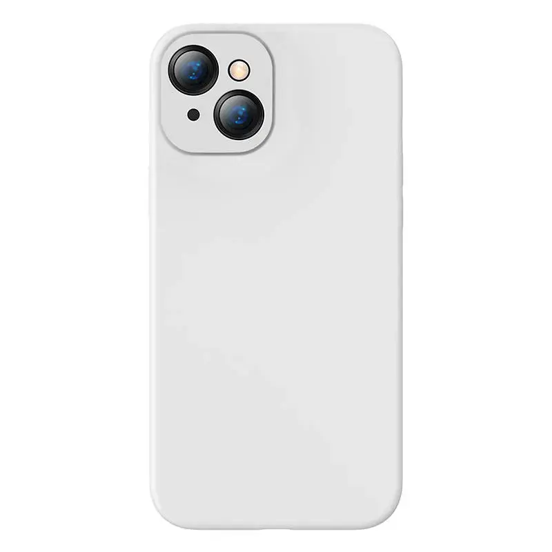 Baseus Liquid Silica tālruņa futrālis iPhone 13 (balts)