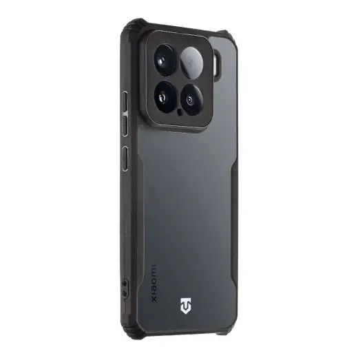 Тактический чехол Quantum Stealth для Xiaomi 15 5G Прозрачный|Черный