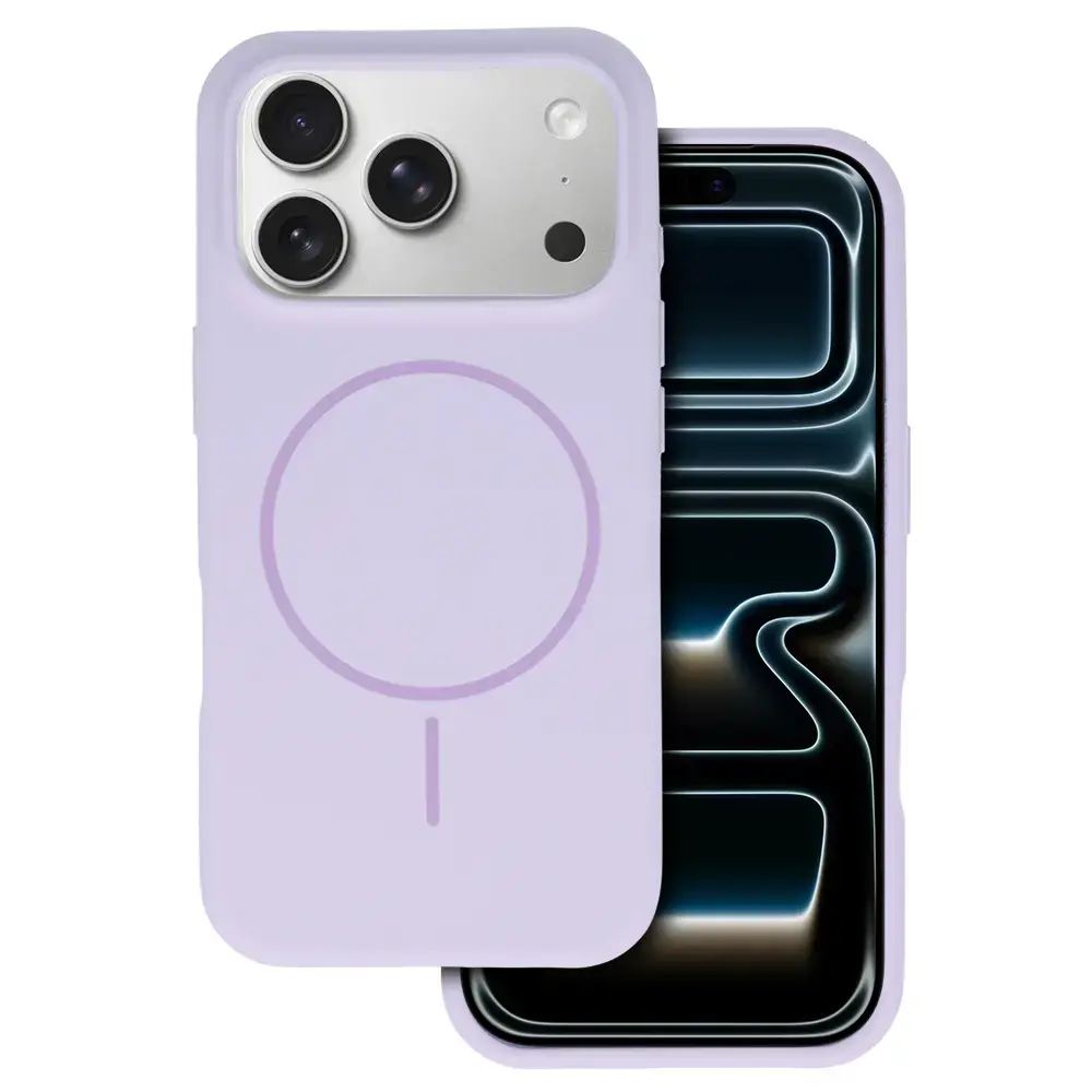 Magsafe Slim Silicone for Iphone 17 Pro purple