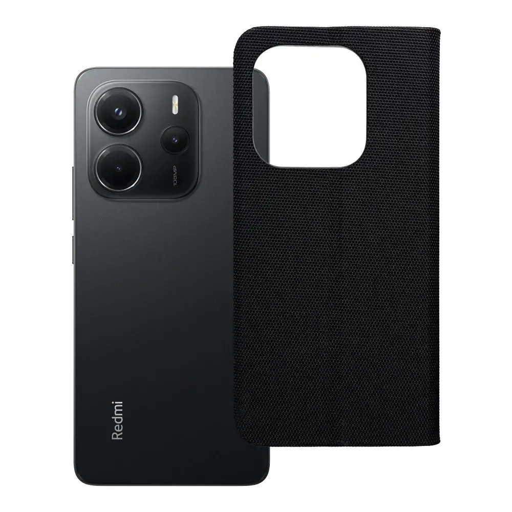 SENSITIVE Book case for XIAOMI Redmi Note 14 4G (GLOBAL - 164,84mm x 78,15mm x 8,16mm) black