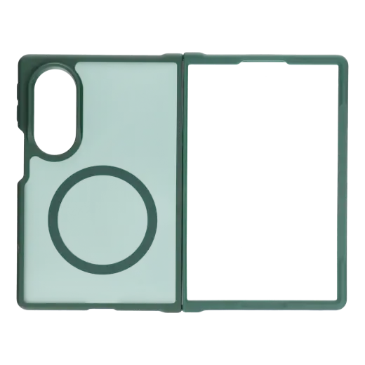 4sF-S Acrylic чехол с поддержкой MagSafe для телефона Samsung Galaxy Z Fold 8 (F971) зелёный