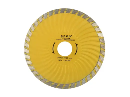 Pidev Turbo Plus teemantketas 125x22mm GEKO Profi