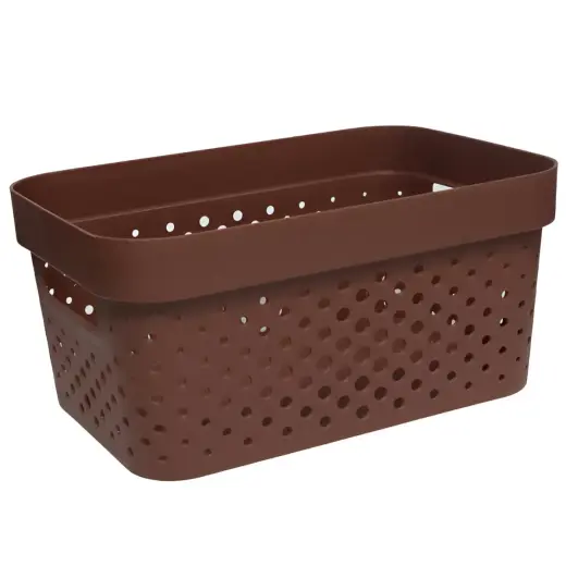 Basket Deny 25x17x12cm, brown