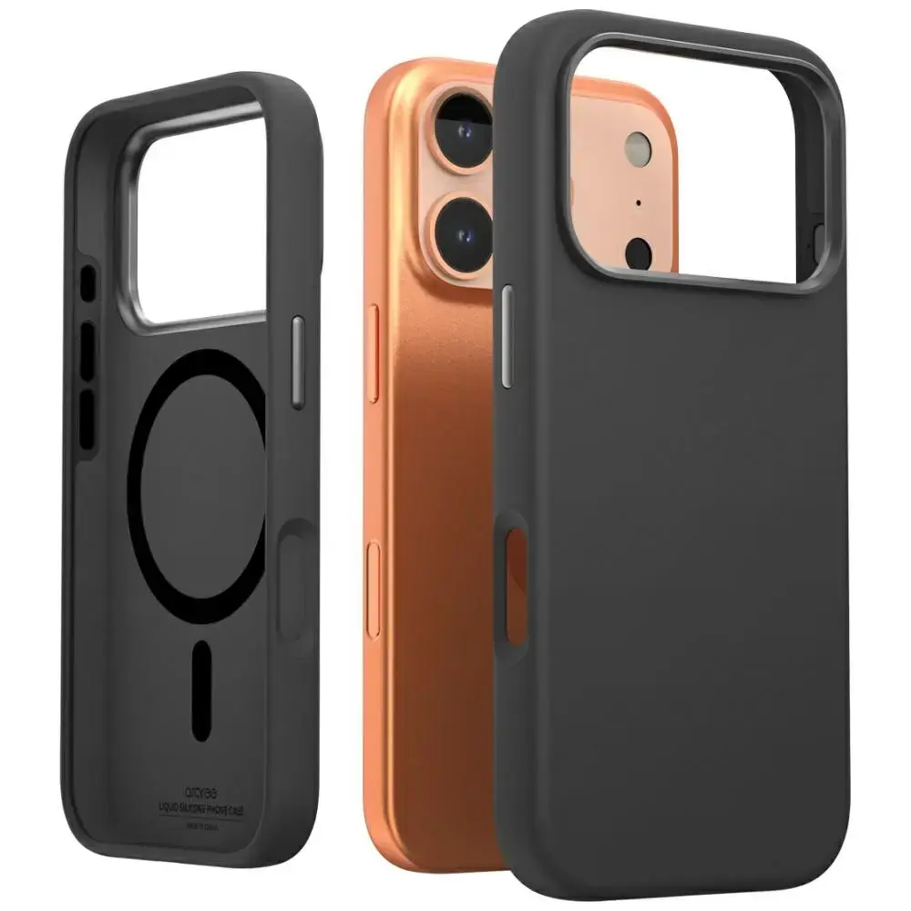 Araree Typo Skin M maciņš ar MagSafe atbalstu telefonam iPhone 17 Pro melns