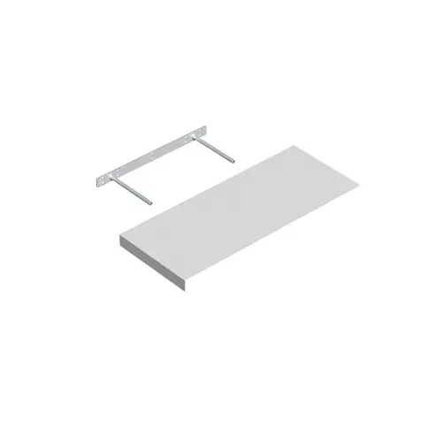 VELANO Shelf FS 595x235 BI white glossy