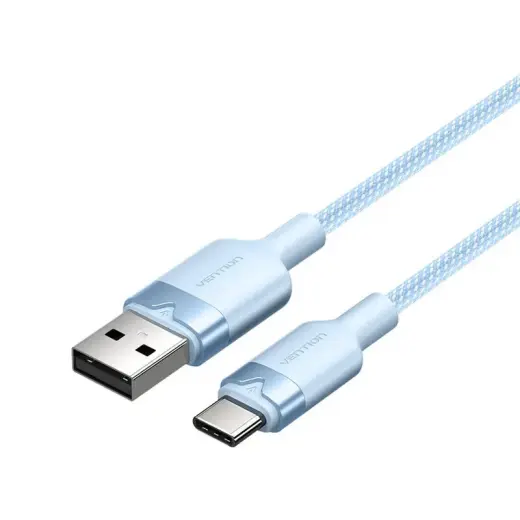 Vention CTNLH datu pārraides un uzlādes vads | USB-A uz USB-C | 15W | 2m | zils