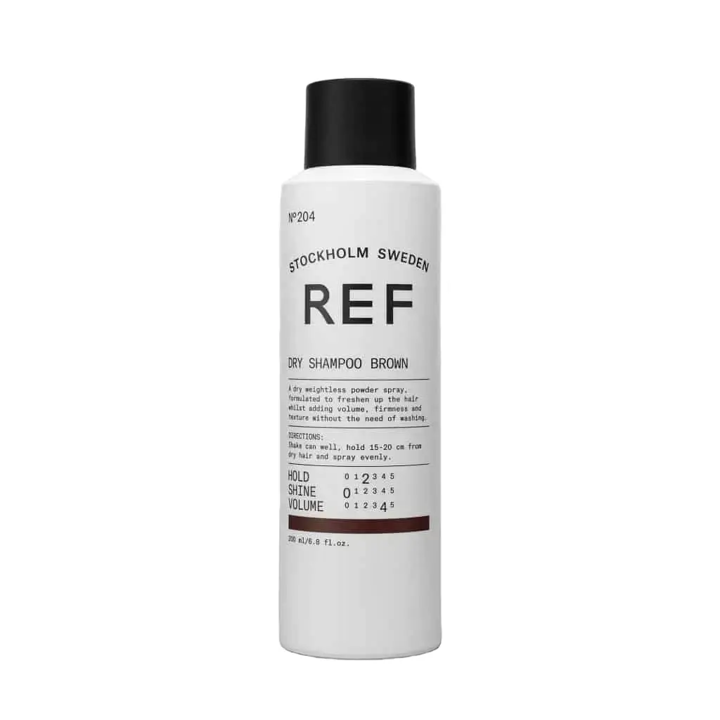 Ref Stockholm, Texture & Form No.204 Brown, Vegan, Hair Dry Shampoo, Refreshing, 200 ml