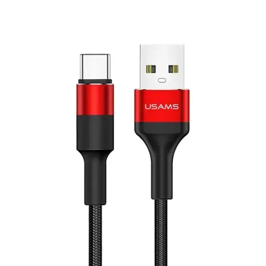 USAMS SJ221TC02 провод для передачи данных и зарядки | USB-A на USB-C | 10W | 1.2m | красный