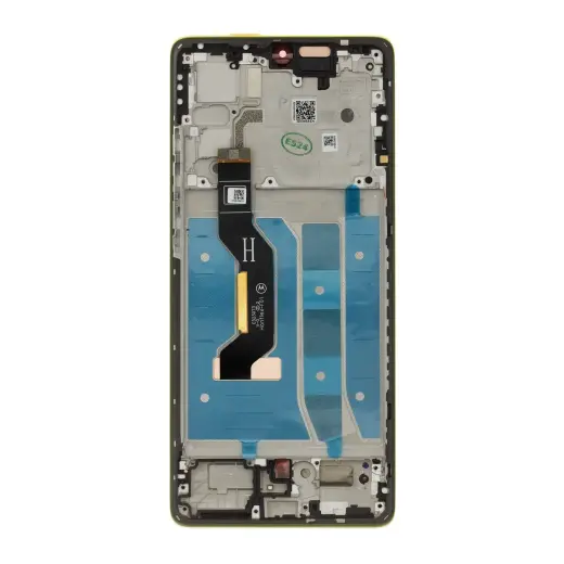 Motorola G85 LCD Display + Touch Unit + Front Cover Olive Green (Service Pack)