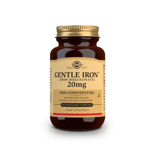 Solgar Hierro Gentle 20mg 180 Capsules