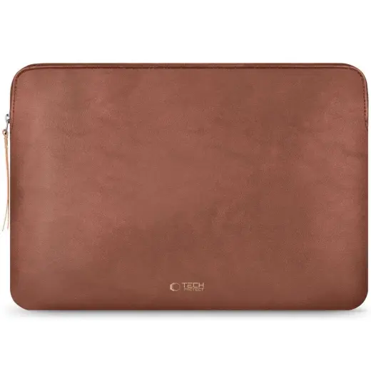 Tech-Protect Fleece Laptop Bag 15-16 - Brown