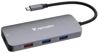 Dokstacija Verbatim USB-C Pro Multiport Hub 9 Port