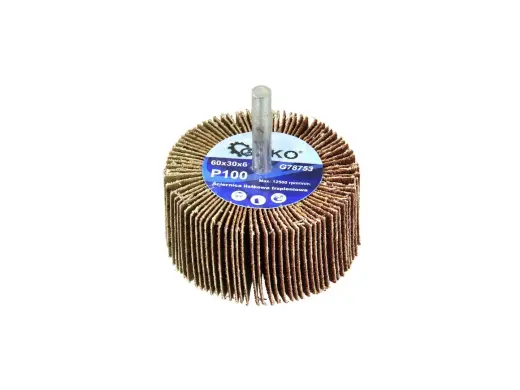 Abrasiivne lamellketas P100 60x30mm 6mm varrega
