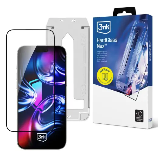 3mk Hardglass Max Tempered Glass for iPhone 16 Pro | 17
