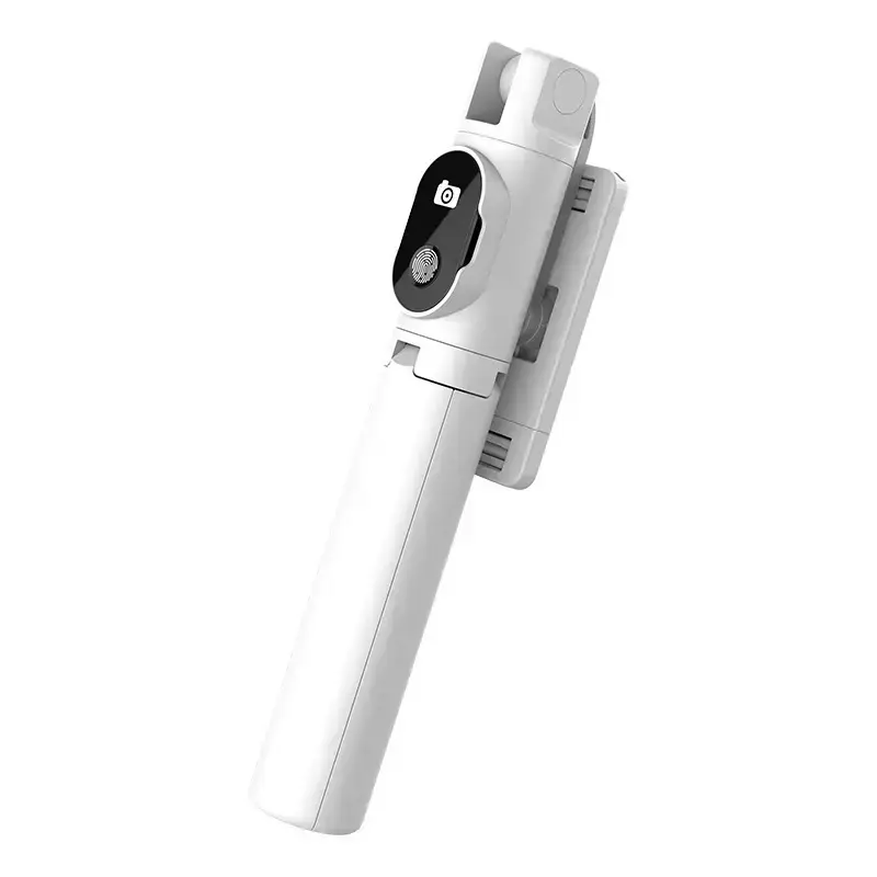 Selfie Stick MINI - with detachable bluetooth remote control and tripod - P20 WHITE