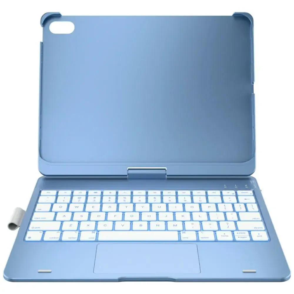 Case Flexbook Touch Typecase with keyboard for  iPad 11" (A16) 2025 / iPad 10.9" 2022 light blue