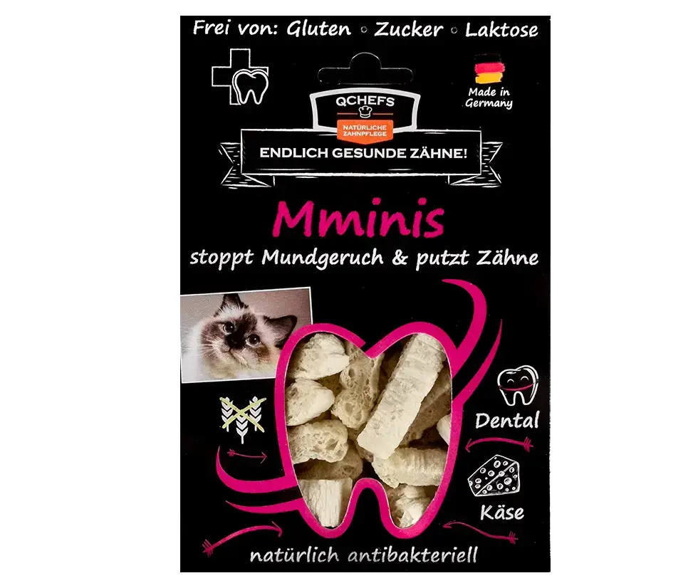 QCHEFS Лакомства для кошек Mminis 60 гр