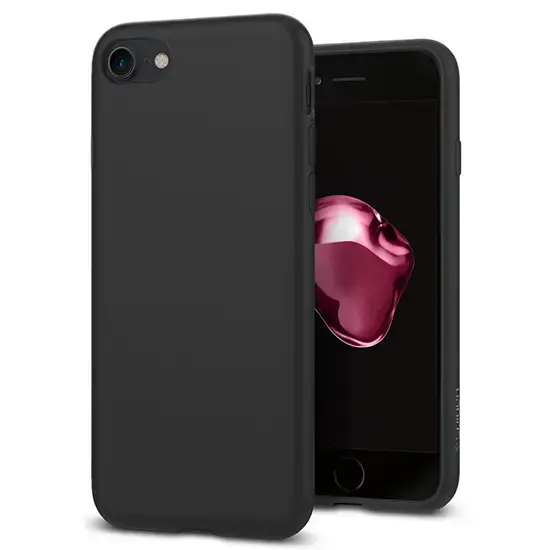 Case SPIGEN Liquid Crystal 042CS21247 for Iphone 7 | 8 | SE 2020|SE 2022 - Matte Black