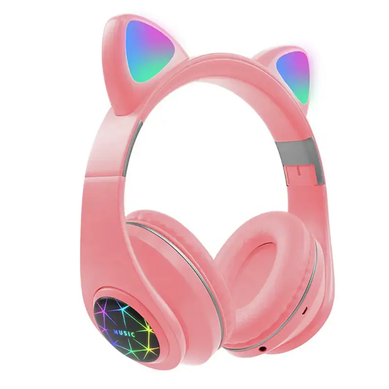 Goodbuy M2 wireless headsets for kids | bluetooth 5.0 | pink