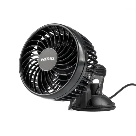 Car fan with suction cup 4,5" 24V
