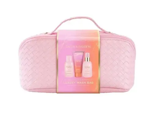 Baylis & Harding Jojoba, Vanilla & Almond Oil Wash Bag Giftset in Clear