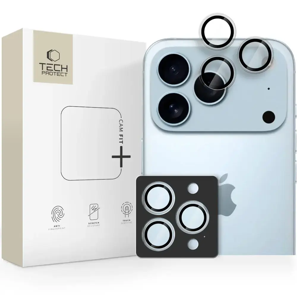 OSŁONA APARATU TECH-PROTECT CAMRING FIT+ IPHONE 14 PRO | MAX | 15 PRO | MAX | 16 PRO | MAX | 17 PRO | MAX CLEAR