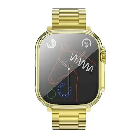 Smartwatch Hoco 1,96" TFT with call function Y12 Ultra titanium gold [EOL]