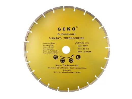 Segmenteeritud teemantketas 350x8x32mm GEKO Profi