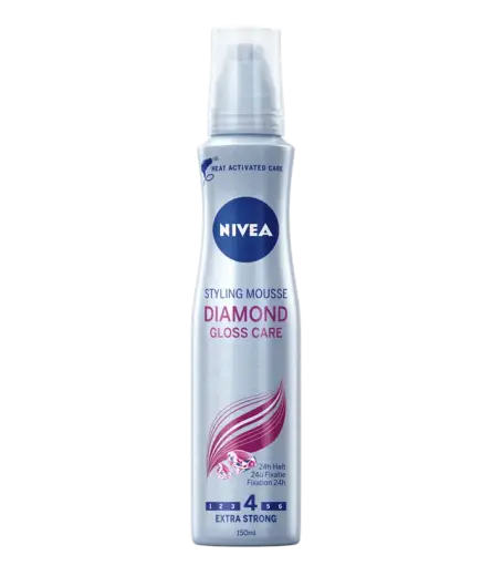 NIVEA Diamond Gloss Fixing Mousse 150 Ml