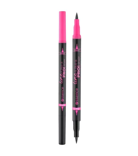 Essence Line It Like a Pro! Eyeliner - Oční linky v peru 2v1 1,2 ml 01 Black