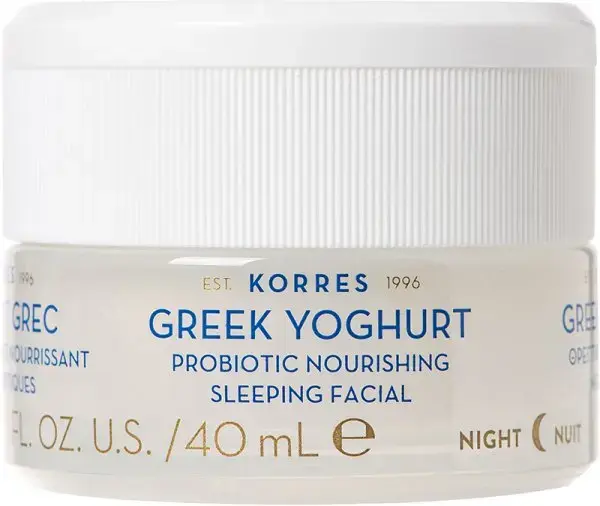 Korres Greek Yoghurt Probiotic Quench Facial in Clear