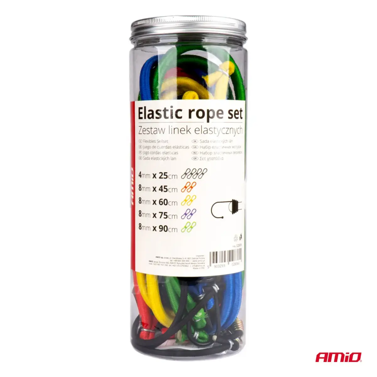 Elastic rope set 12pcs BSTRAP-11