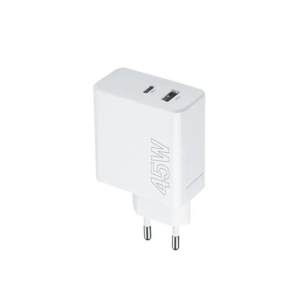 Maxlife MXTC-07-45AC tīkla lādētājs | 45W | PD, QC | USB-C, USB-A | balts