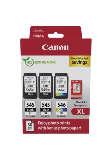 Tintes kārtridžu komplekts Canon PG-545XL/CL-546XL 8286B015 melns/krāsains