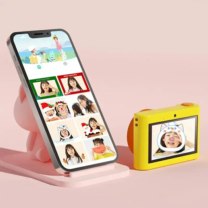 Digital camera for children C5 48Mpix, touchscreen, WiFi Frog