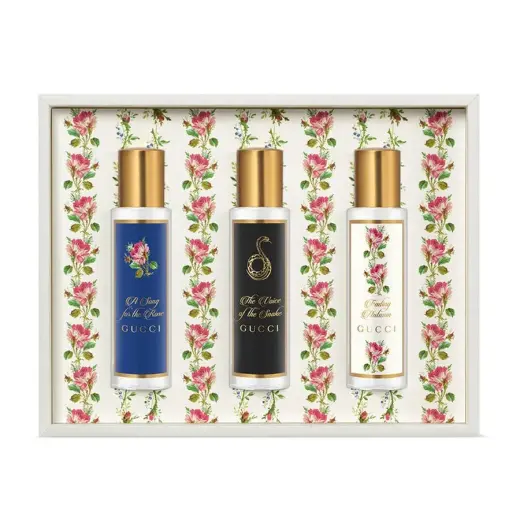 Set Gucci: The Alchemist's Garden - A Song For The Rose, Eau De Parfum, For Women, 15 ml + The Alchemist's Garden - The Voice Of The Snake, Eau De Parfum, For Women, 15 ml + The Alchemist's Garden - Fading Autumn, Eau De Parfum, For Women, 15 ml
