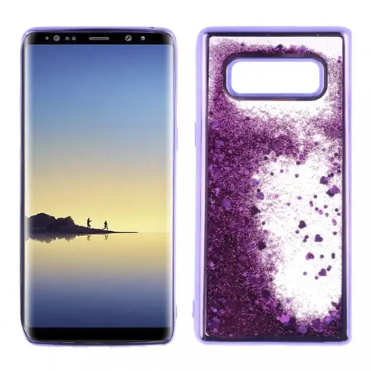 Fusion Fun Liquid Back Case Izturīgs Silikona Aizsargapvalks Priekš Apple iPhone 11 Caurspīdīgs - Violets