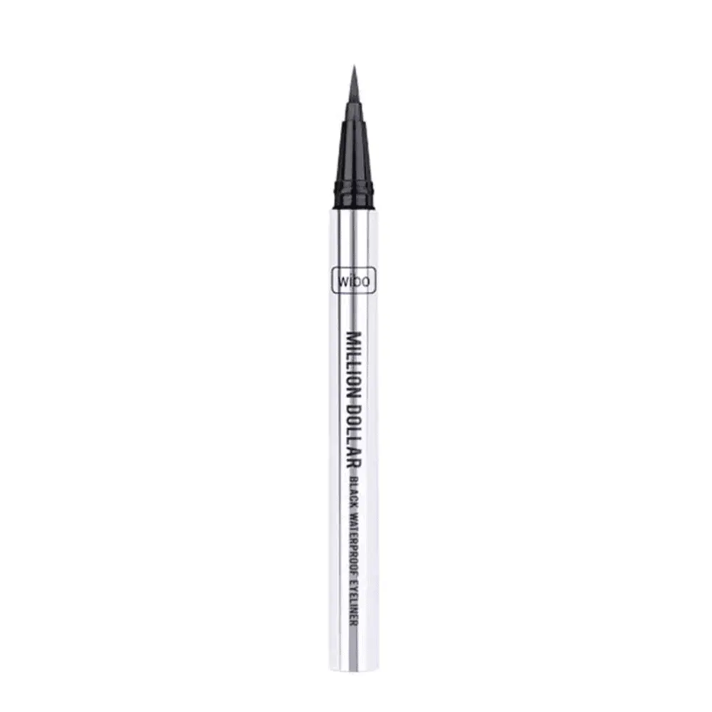Wibo, Million Dollar, Waterproof, Felt-Tip, Liquid Eyeliner, 1, Black, 0.8 g