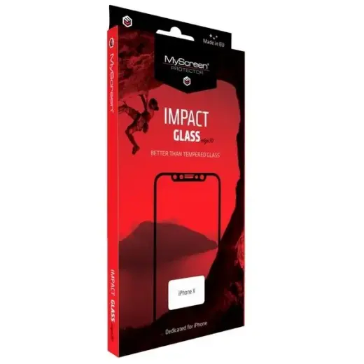 MS ImpactGLASS Edge 3D защитное стекло для телефона iPhone 7 Plus | iPhone 8 Plus черное Антивибрационное гибридное стекло на весь экран 8H
