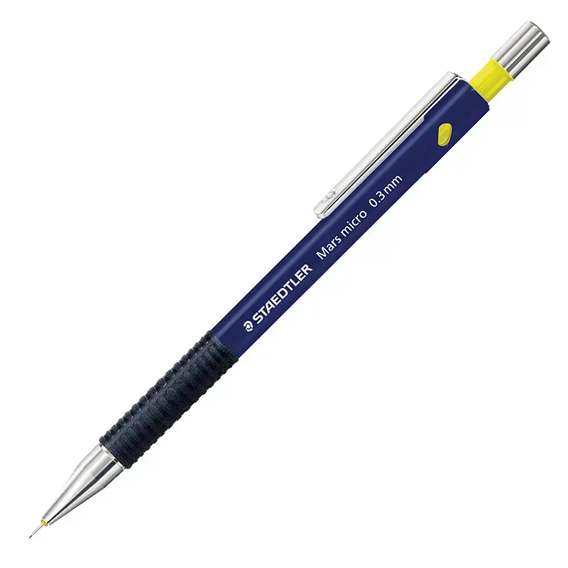 Mehāniskais zīmulis STAEDTLER MARS MICRO 0.25 mm zils korpuss